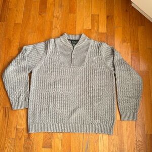 Eddie Bauer vintage quarter button sweater, excellent condition, men’s size M